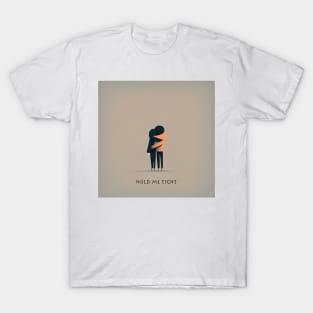 [AI Art] Hold me tight, Minimal Art Style T-Shirt